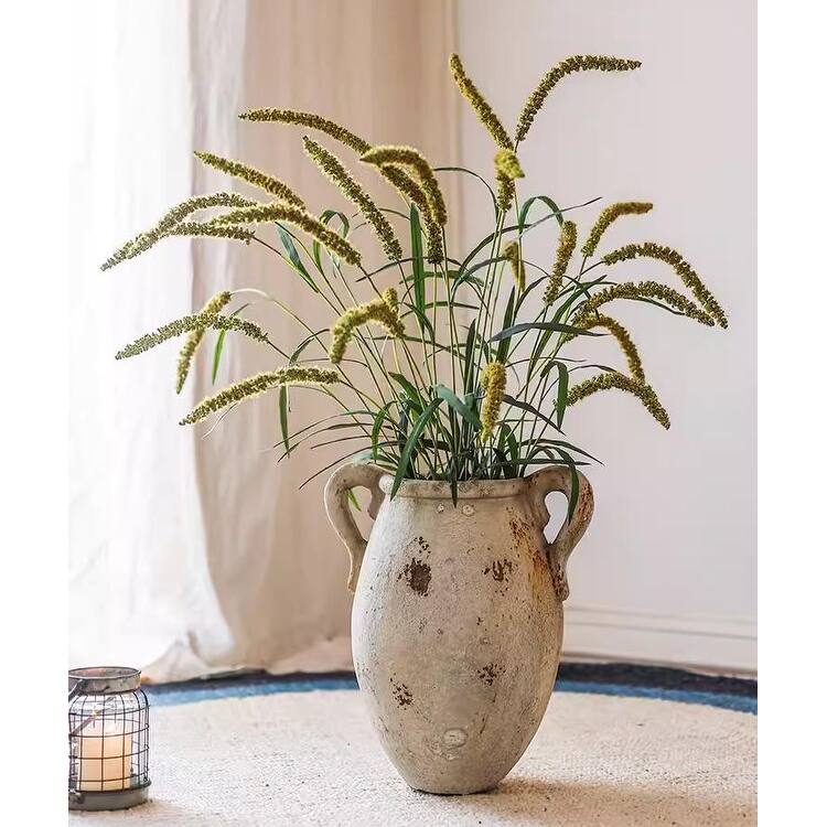 RusticReach Three-Headed Dogtail Grass Stem 39" Tall