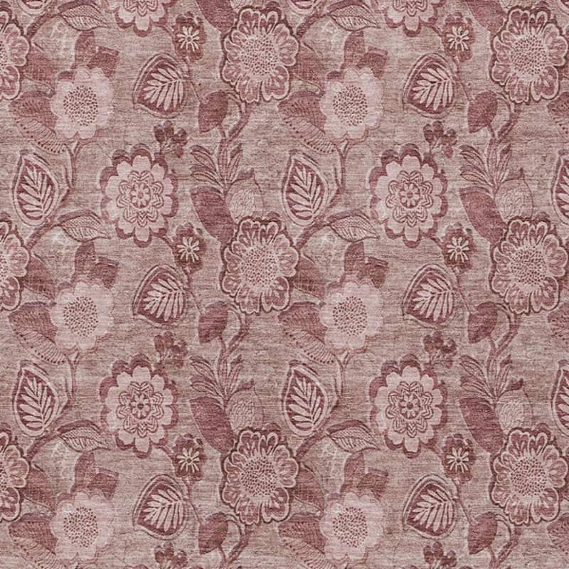 HomeRoots Floral Transitional Rectangle Outdoor Rug