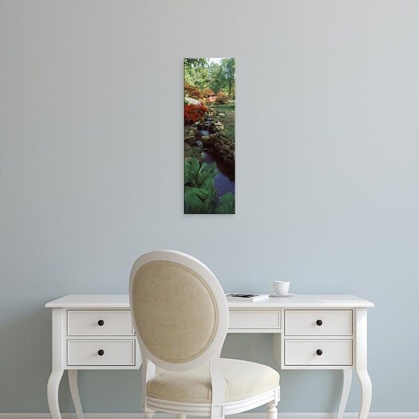 Easy Art Prints Panoramic Image 'Azaleas in a garden, Exbury Gardens, New Forest, Hampshire, England' Canvas Art