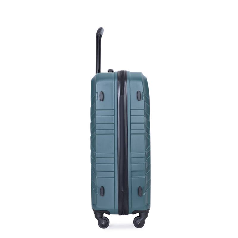 High Quality 3 Piece Hard-Shell Luggage Sets, ABS Lightweight Suitcase with Telescoping Handles and Spinner Wheels & TSA Lock