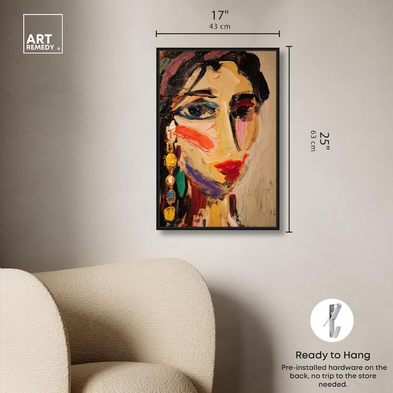Colorful Expression I Canvas by Art Remedy