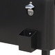 preview thumbnail 9 of 15, Outsunny Rolling Ice Chest Portable Patio Party Drink Cooler Cart