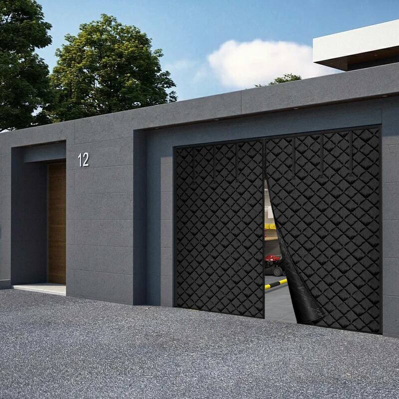 Garage Door Screen for Winter 10.3 x 8.14 ft Garage Door Insulation Kit - Multi