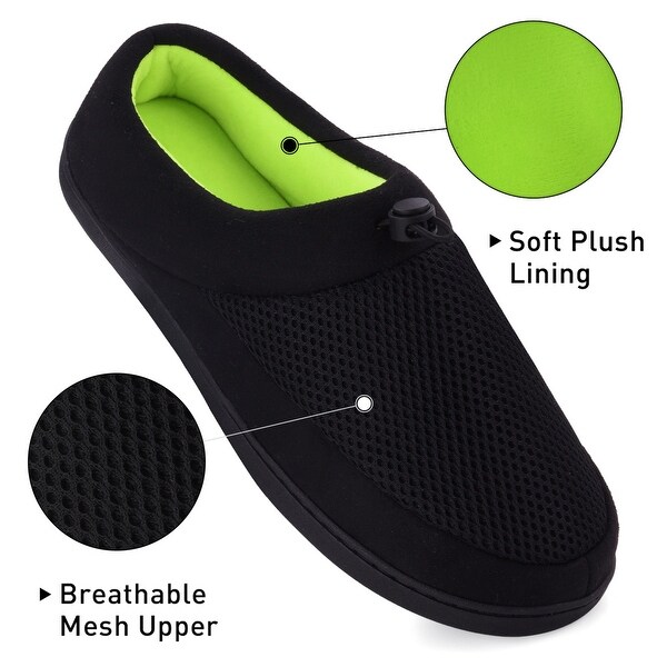 mens breathable house shoes