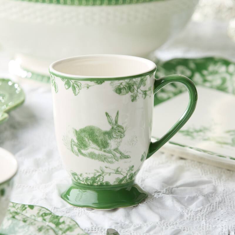 Certified International Le Jardin set of 4 Mug 16oz 4 asst