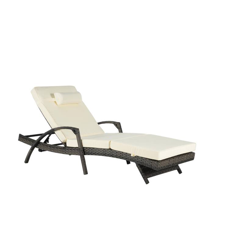 GDFStudio - Eliana Outdoor Recliner Set for Lounging, Sunbathing & Garden Relaxation