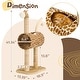preview thumbnail 3 of 100, EROMMY Cat Tree – Multi-Level Cat Tower with Sisal Scratching Posts & Swing Ball, Modern Cat Furniture for Indoor Cats