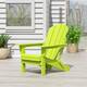 Laguna Folding Poly Eco-Friendly All Weather Outdoor Adirondack Chair