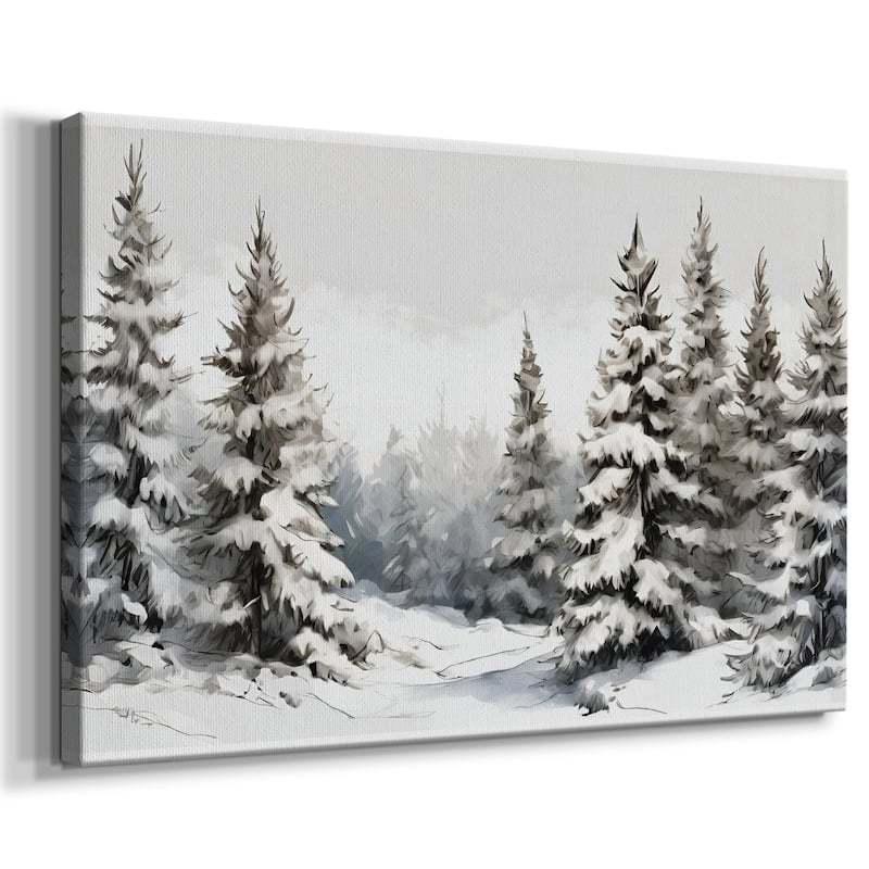 Vintage Landscape -CXCIII -Gallery Wrapped Canvas - 32x48