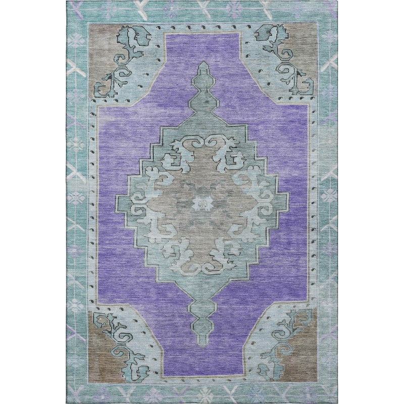 Premium Washable Super Soft Vintage Traditional Mayfield Rug