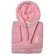 preview thumbnail 63 of 69, Sweet Kids 100% Polyester SUPER PLUSH Double Brushed Hooded Bathrobe with White Script Monogram S - Large
