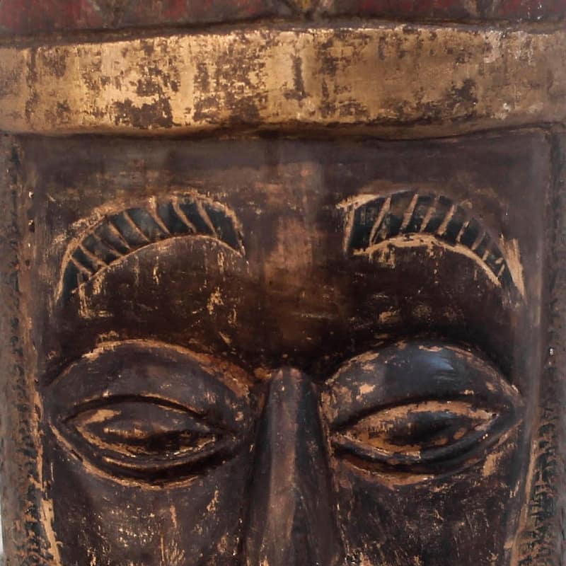 Novica Handmade King Nebuchadnezzar African Wood Mask