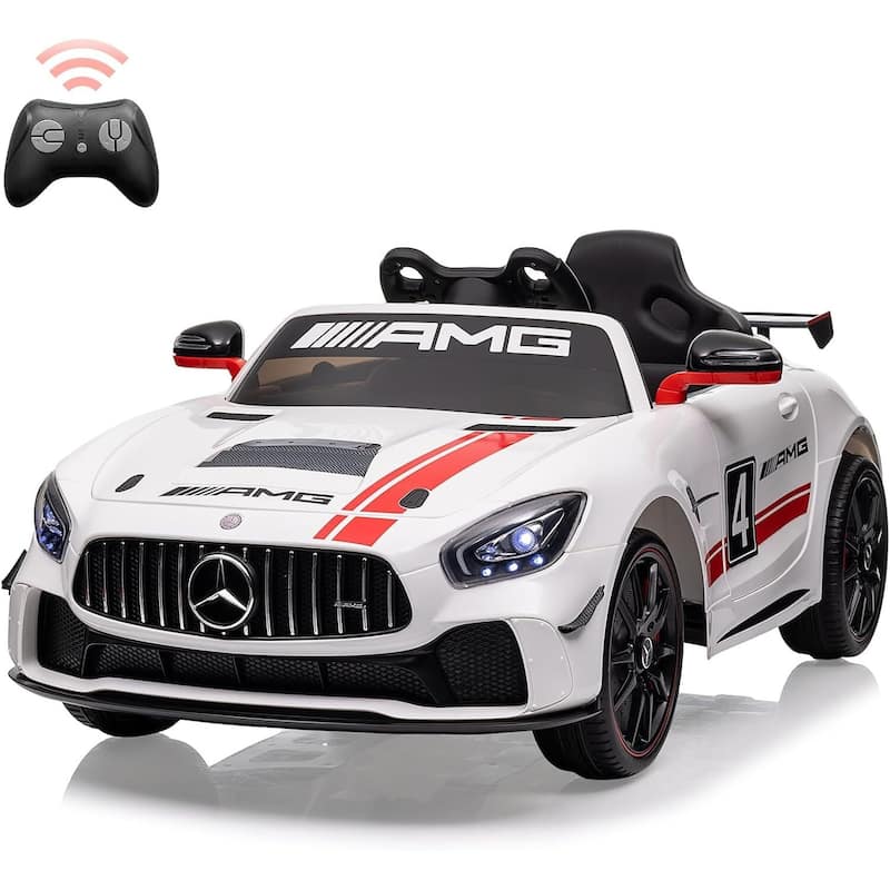 12V Ride On Car for Kids - White
