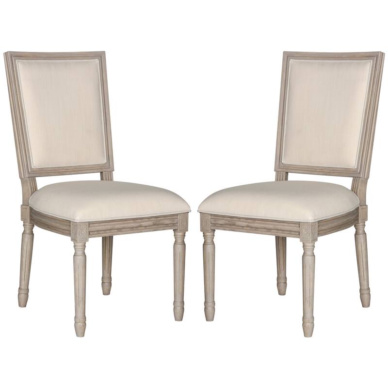 SAFAVIEH Sharen Rectangular Dining Chair (Set of 2). - 20"W x 24"D x 38"H