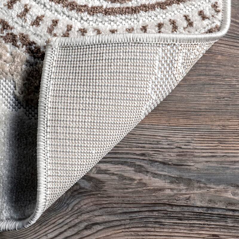 Nuloom Andi Textured Geometric Indoor/Outdoor Area Rug