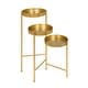 preview thumbnail 34 of 86, Kate and Laurel Finn Metal 3-tier Modern Plant Stand - 16x21x30