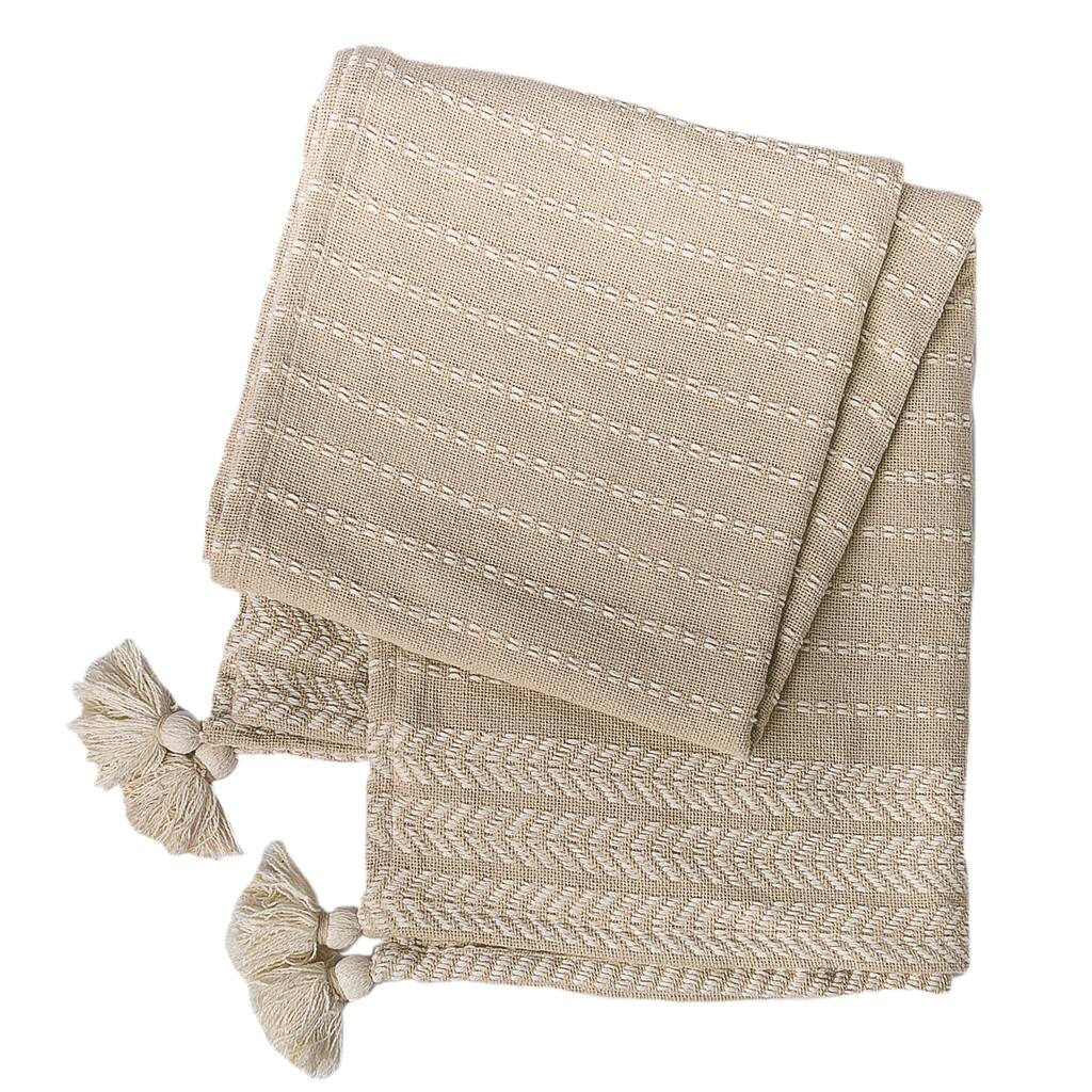 Laurel & Mayfair Gideon Oyster Throw