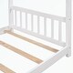 preview thumbnail 12 of 18, Twin Size House Platform Bed with Headboard and Footboard
