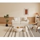 preview thumbnail 14 of 14, 66" Fabric Sofa Sets Modern Loveseat Sofas for Living Room