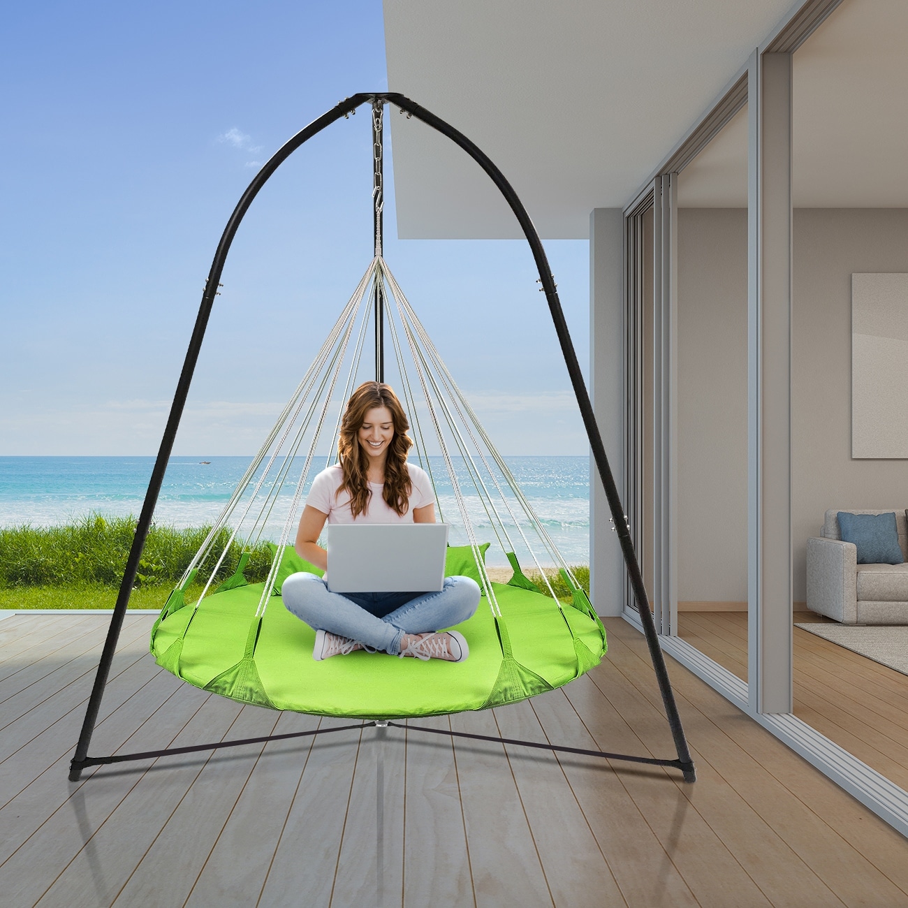 Hanging saucer chair online