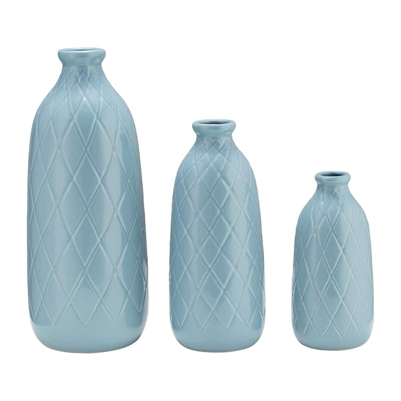 Sagebrook Home Neutral Ceramic Vase