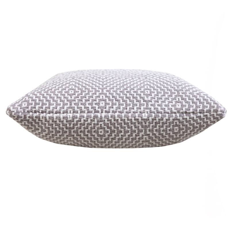 Sevita Diamond Delight Woven Geometric Throw Pillow