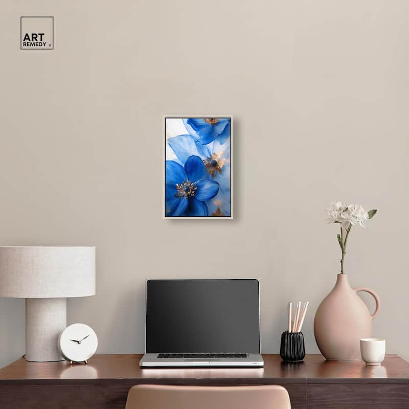 Twilight Teal Tint I Canvas by Art Remedy