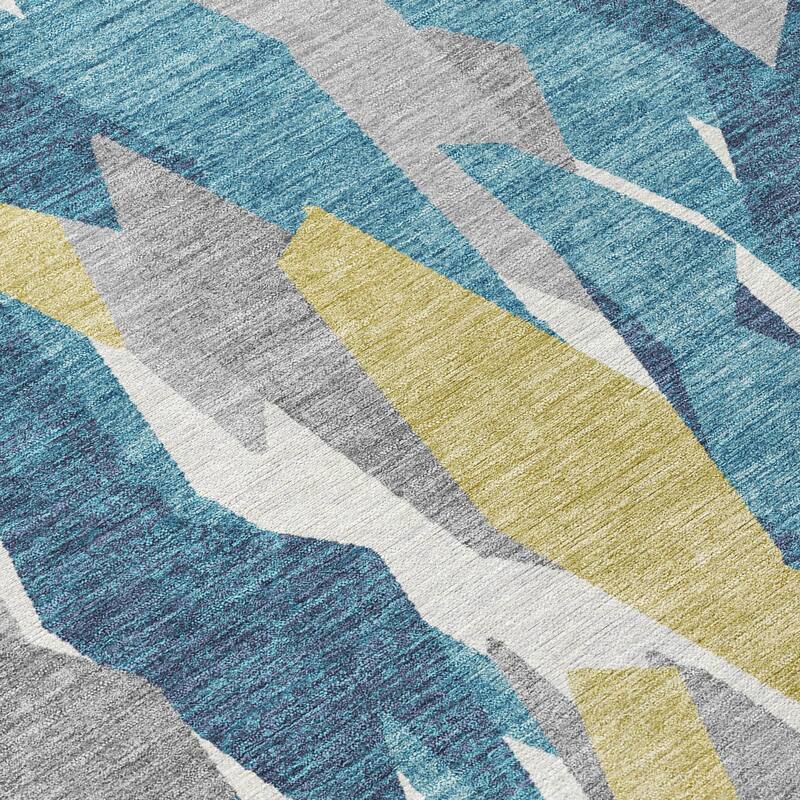Machine Washable Indoor/ Outdoor Contemporary Dylan Chantille Rug