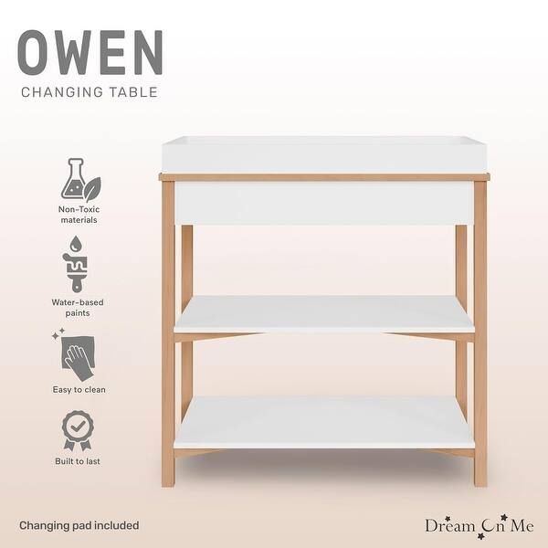 dimension image slide 2 of 3, Dream On Me Owen Changing Table