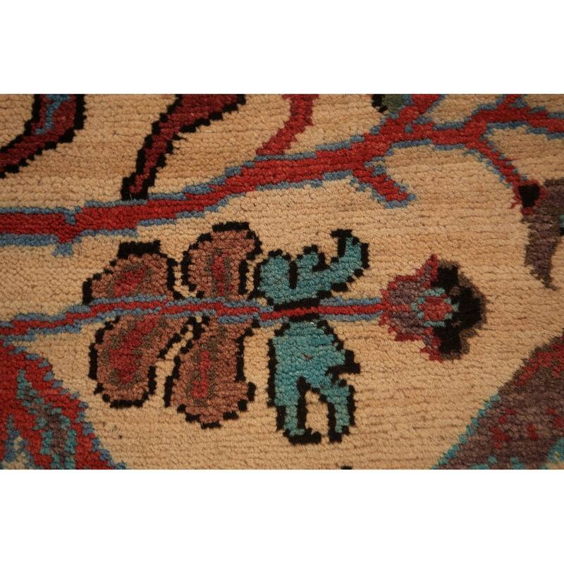 Animals Kazak Oriental Foyer Rug Hand-Knotted Wool Carpet - 2'0" x 3'0"