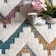 preview thumbnail 7 of 9, Nuloom Rumi High-Low Chevron Kids Tassel Area Rug