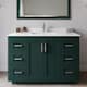 Option Green / White Quartz Top / Brushed Nickel Hardware