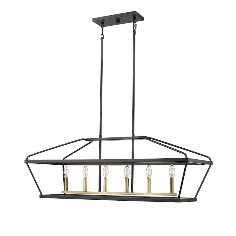 Millennium Lighting 13406 Surrey 6 Light 42" Wide Taper Candle Linear