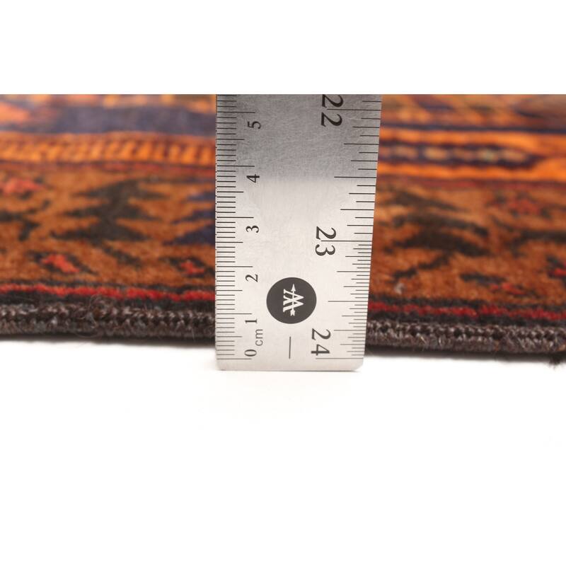 ECARPETGALLERY Hand-knotted Teimani Dark Navy Wool Rug - 3'0 x 4'9