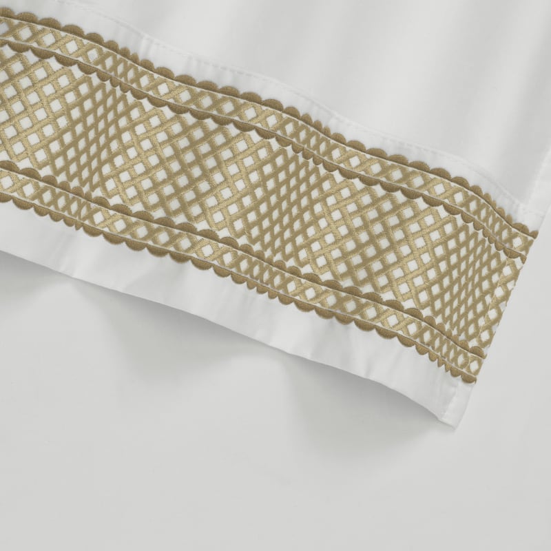 Five Queens Court Montefiore Embroidered Sheet Set On Sale Bed Bath
