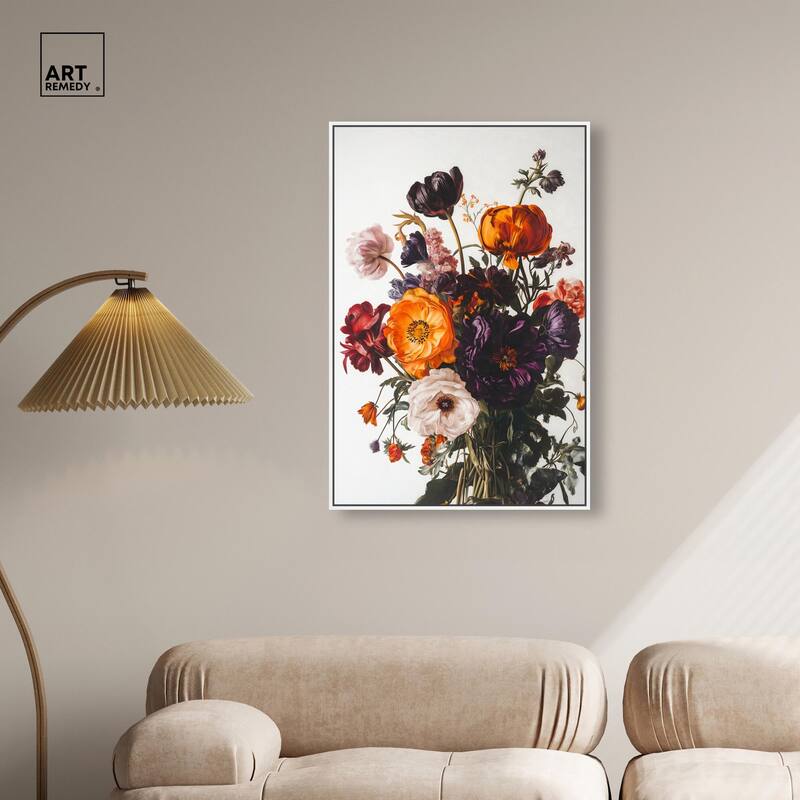 Regal Rose Riot I Canvas by Art Remedy