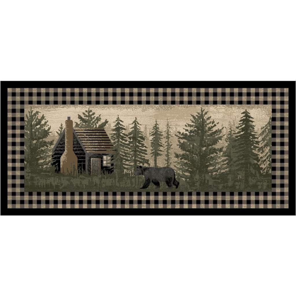 Cozy Cabin Blissful Cottage Accent Rug - 20"x44"