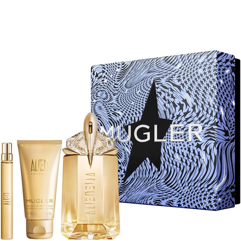 Mugler Alien Goddess Gift Set for Women, Includes: Mini EDP, 2 Oz EDP & Lotion