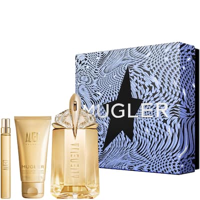 Mugler Alien Goddess Gift Set for Women, Includes: Mini EDP, 2 Oz EDP & Lotion