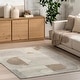 preview thumbnail 36 of 50, Nuloom Rhona Modern Geometric Recycled Area Rug 4' x 6' - Beige - Rectangle