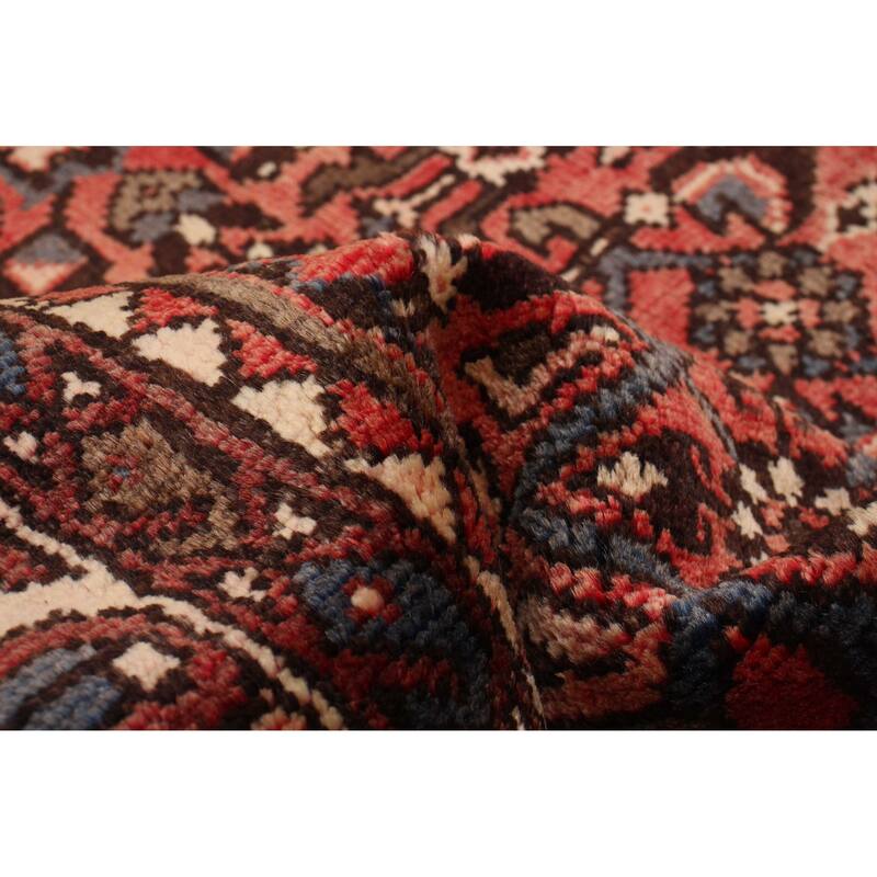 ECARPETGALLERY Hand-knotted Andelz Red Wool Rug - 3'11 x 10'3