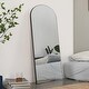 preview thumbnail 3 of 58, Arched Top Full-length Freestanding/ Leaning/ Hanging Wall Mirror