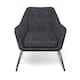 Option Charcoal Grey Fabric / Black Base