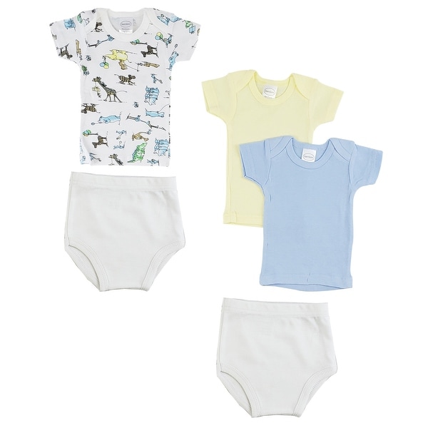 Pack of 6 Vibrant Comfortable Infant Girls T-Shirts and Training Pants - Small, 8" - Small. Opens flyout.