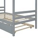 preview thumbnail 15 of 49, Roof styled wooden bed with trundle