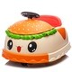 preview thumbnail 6 of 18, 12V Kids Ride On Electric Bumper Car W/Parents Control,Cute&Realistic Hamburger Design,360 Degree Rotation,Storing Space