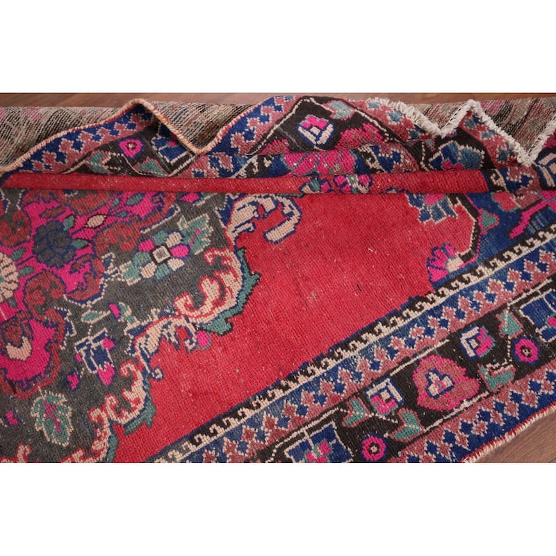 Balouch Persian Vintage Area Rug Handmade Wool Carpet - 4'2" x 7'5"