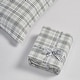 preview thumbnail 10 of 22, Superior Plaid Flannel Cotton Classic Rustic Farmhouse Duvet Cover Set