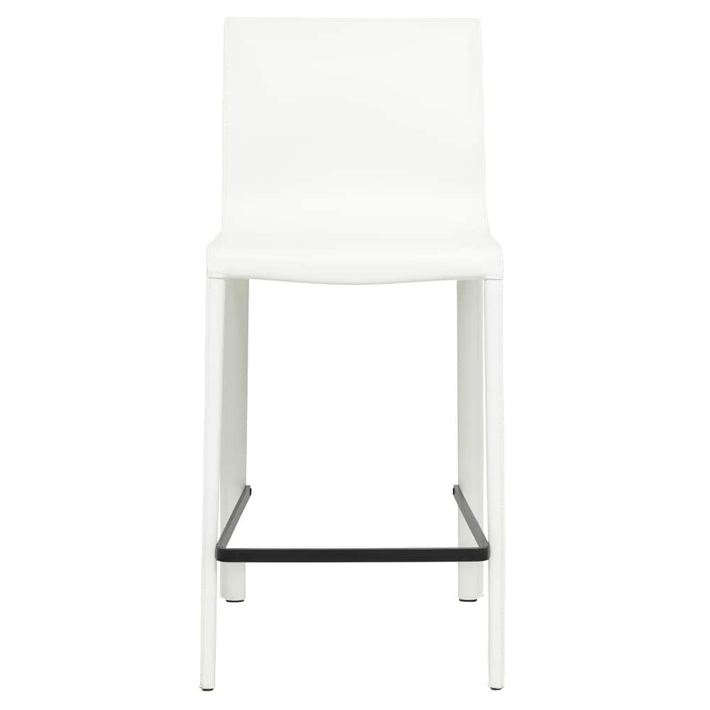 STAN Modern Leather Counter Stool