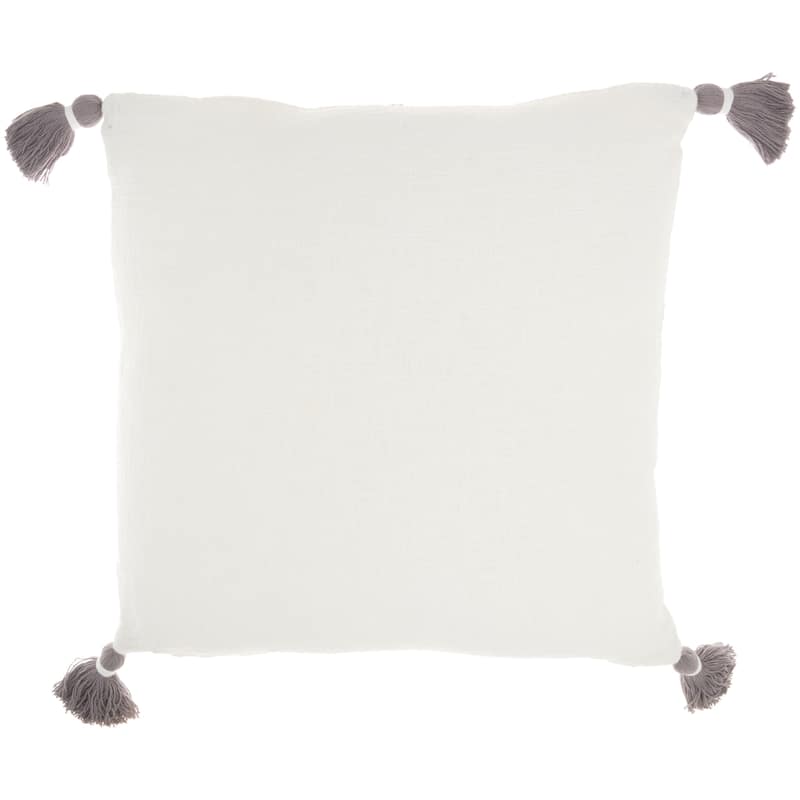Mina Victory Life Styles Blue Throw Pillow , ( 20"X20" )